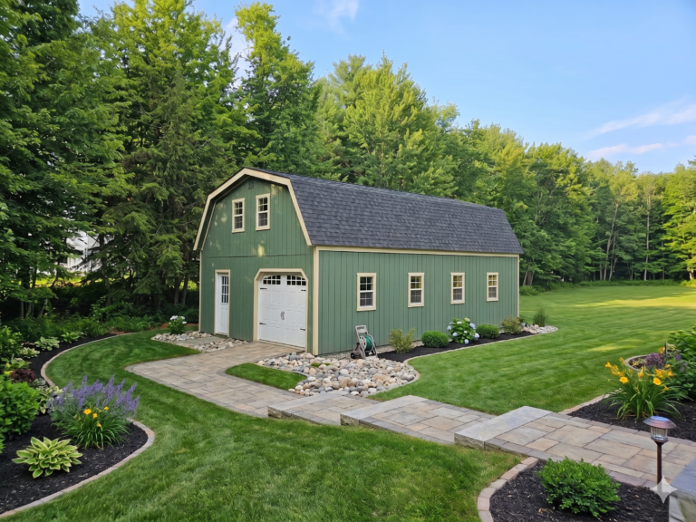 24′ x 36′ New England 2-Story Barn Garage