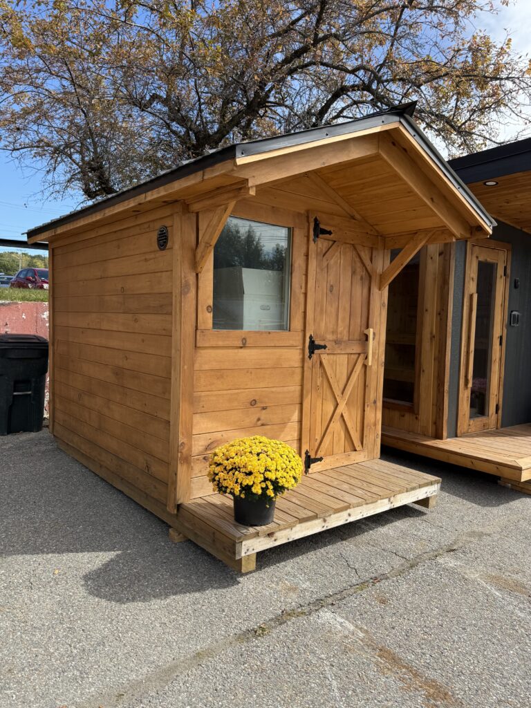 6′ x 10′ Tongue & Groove Sauna Serial #00490