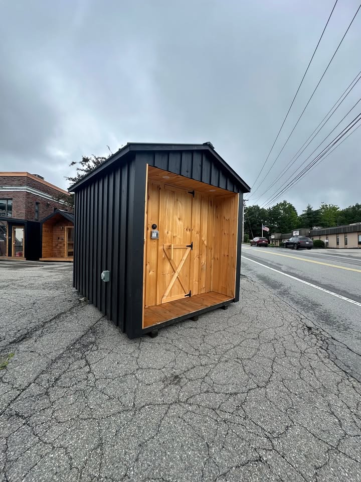 8′ x 10′ A Frame Sauna Wood Fired Serial #00436