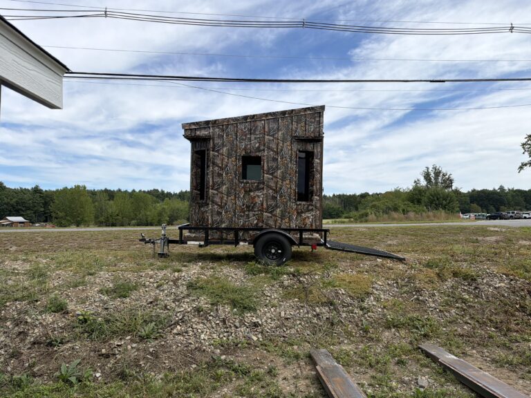 5′ x 8′ Hunting Cabin on a Trailer Serial #00489