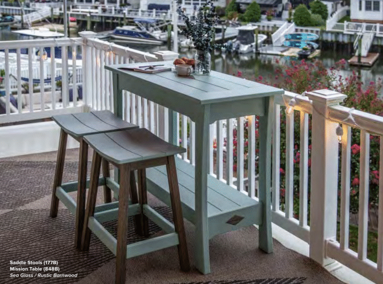 Mission Table Bar Height Set