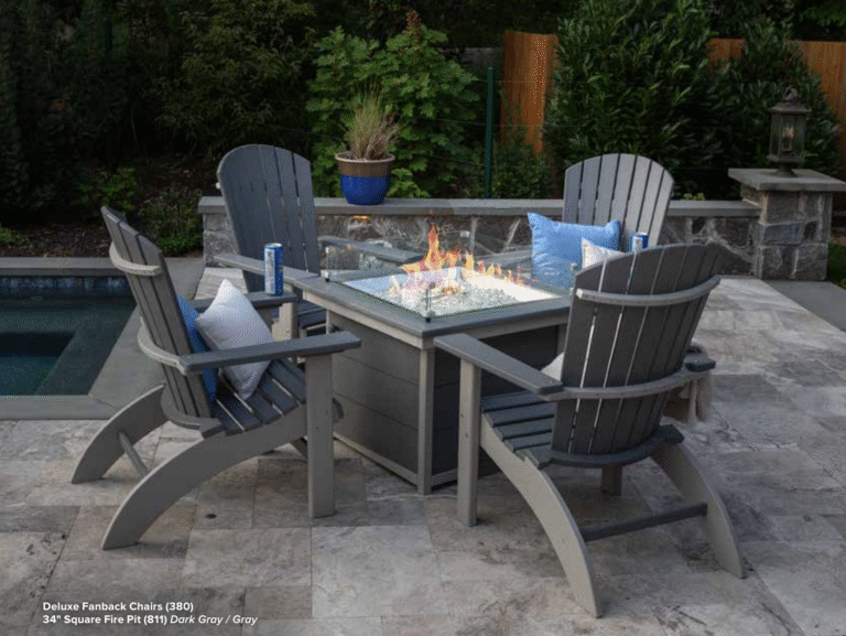 Square Fire Pit Set