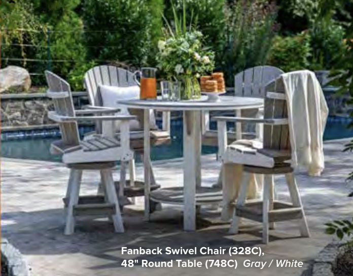 Fanback Counter Height Dining Set