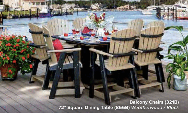 Square Table Bar Height Dining Set