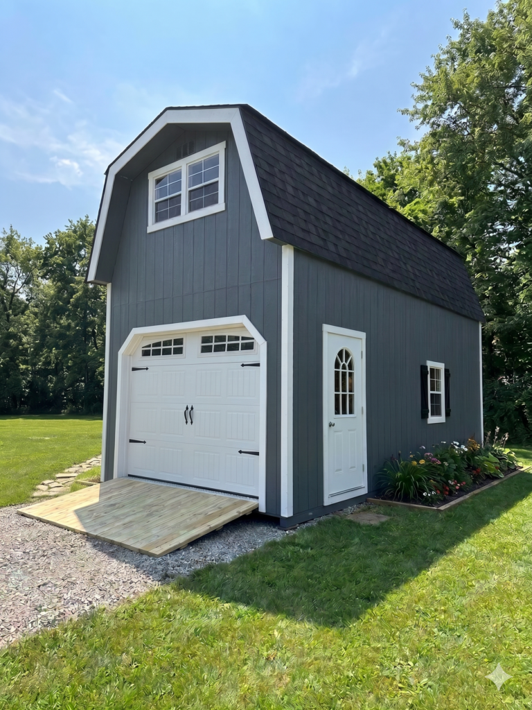 12′ x 24′ Painted New England Dutch Garage Serial #00483