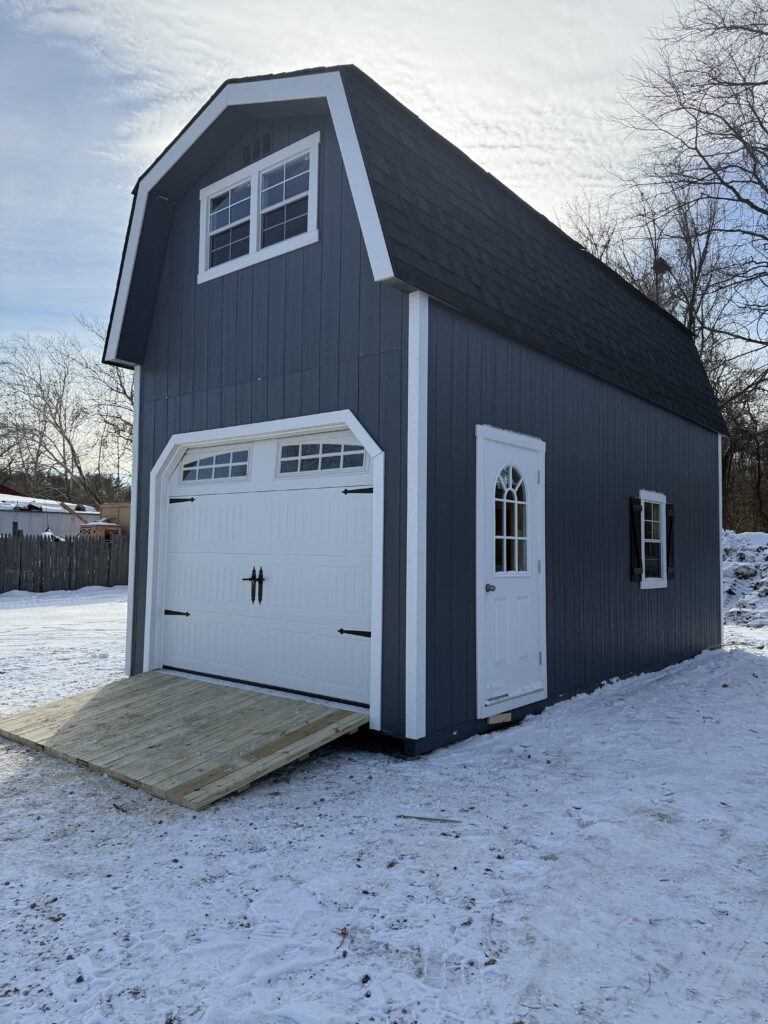 12′ x 24′ Painted New England Dutch Garage Serial #00483