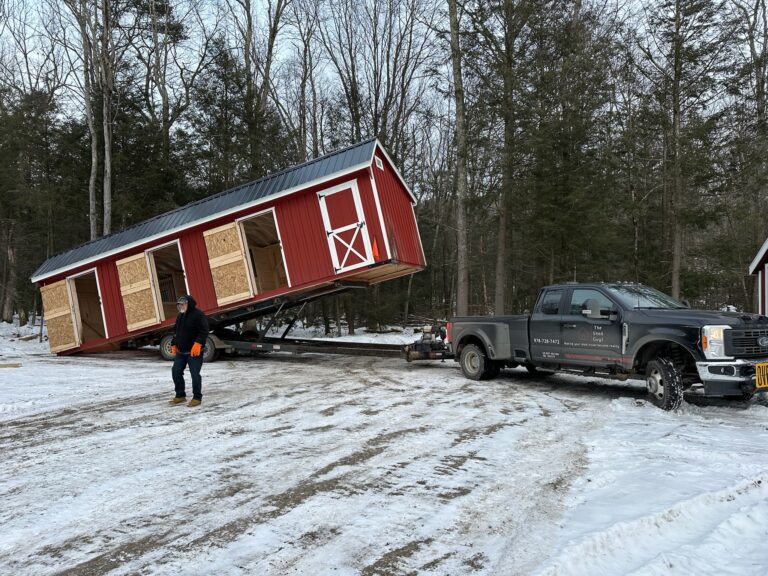 10′ x 36′ Horse Run In With Track Room