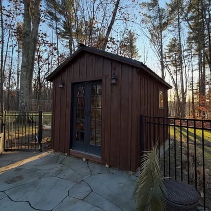 10′ x 12′ Outdoor Sauna Board and Batten