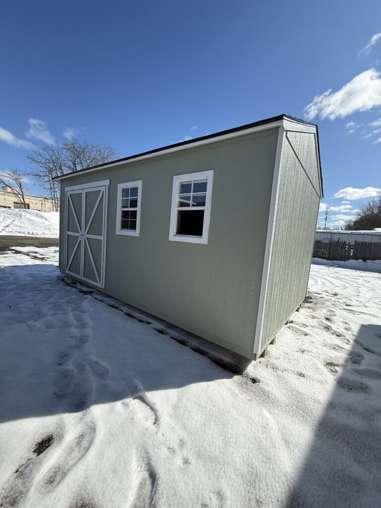 10′ x 16′ Painted A-Frame Budget Shed #00511