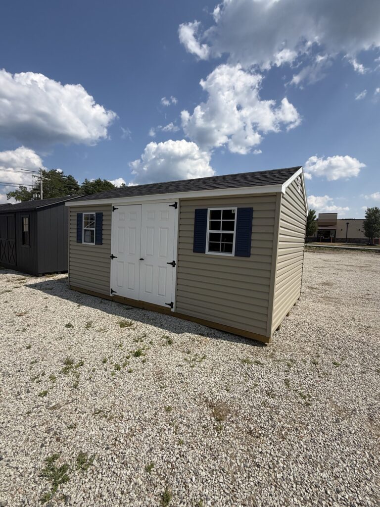 10’x16′ Vinyl A-Frame Shed Serial#00666