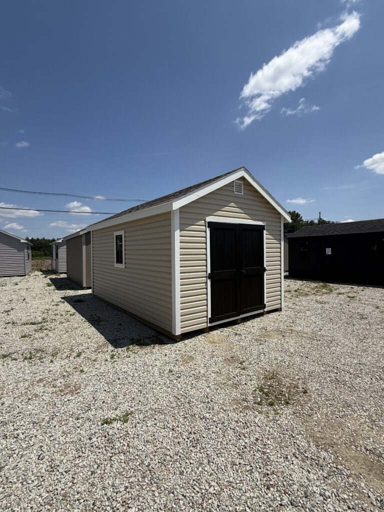 10′ x 16′ Vinyl New England Cape Shed Serial#00670