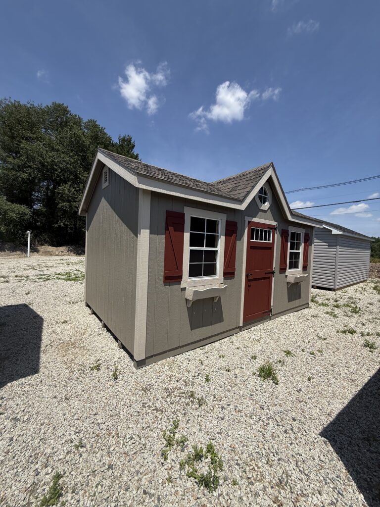 10′ x 16′ Painted New England Cape Shed Serial#00669