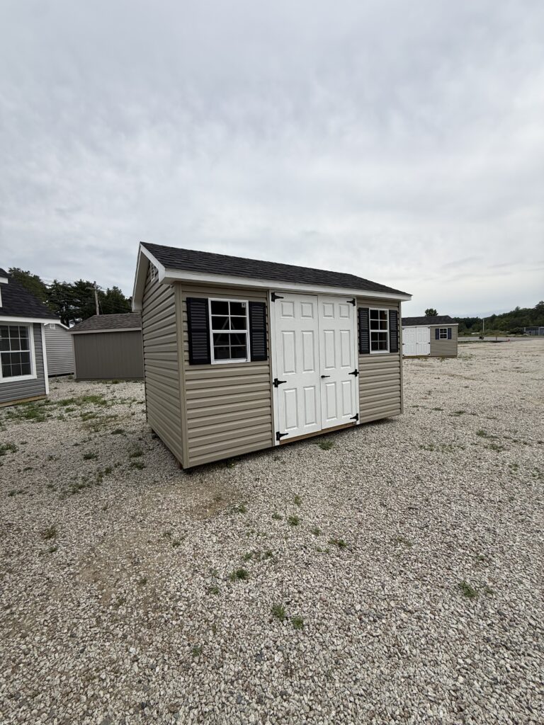 8′ x 12′ Vinyl Cape Shed Serial#00675