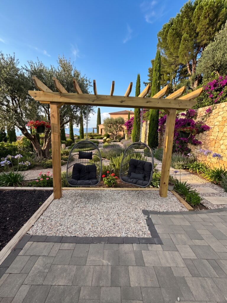 Pergola Swing Set